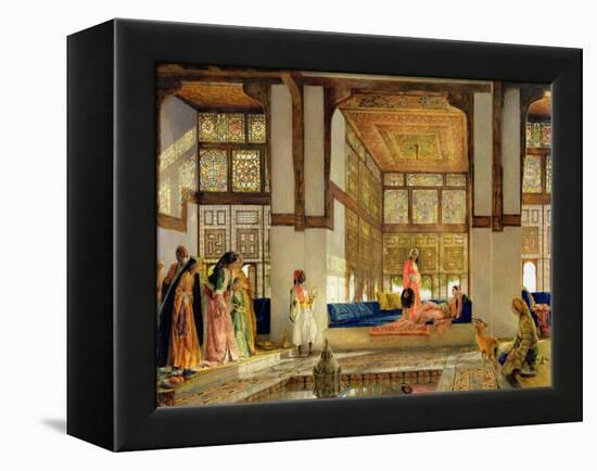 The Reception, 1873 (Oil on Panel)-John Frederick Lewis-Framed Premier Image Canvas