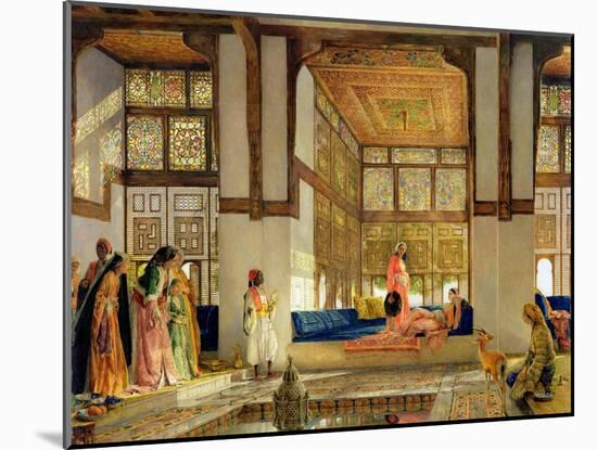 The Reception, 1873 (Oil on Panel)-John Frederick Lewis-Mounted Giclee Print