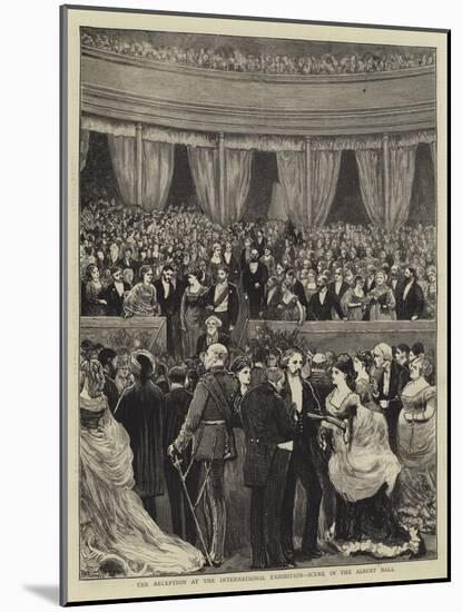 The Reception at the International Exhibition, Scene in the Albert Hall-William III Bromley-Mounted Giclee Print