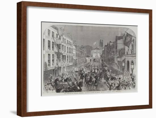 The Reception of Princess Alexandra (Princess of Wales) in London-null-Framed Giclee Print