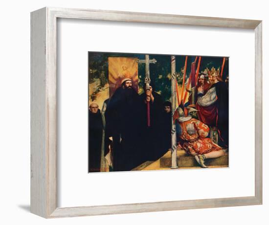 'The Reception of Saint Augustine by Ethelbert', 1912-Unknown-Framed Giclee Print