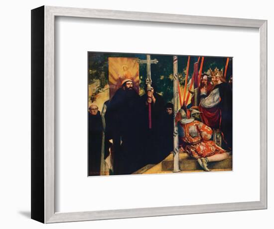 'The Reception of Saint Augustine by Ethelbert', 1912-Unknown-Framed Giclee Print