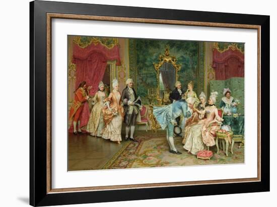 The Reception-Arturo Ricci-Framed Giclee Print