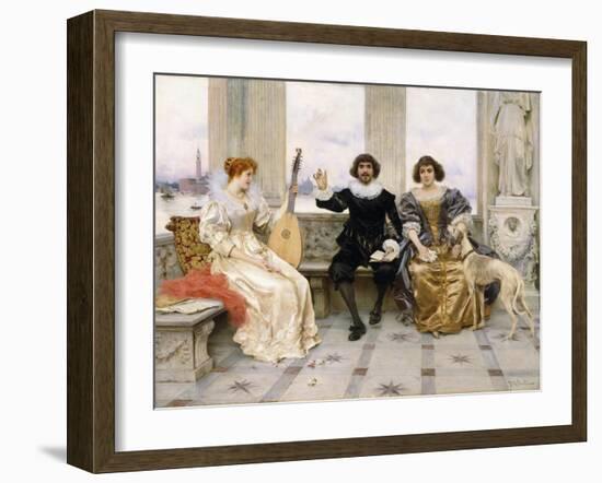 The Recital-Federigo Andreotti-Framed Giclee Print