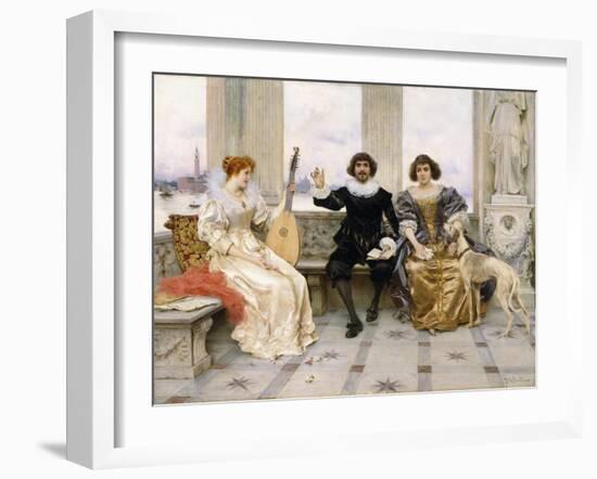 The Recital-Federigo Andreotti-Framed Giclee Print