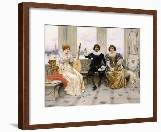 The Recital-Federigo Andreotti-Framed Giclee Print