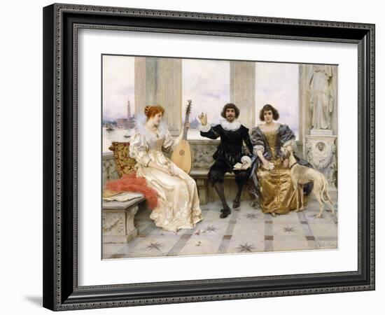 The Recital-Federigo Andreotti-Framed Giclee Print