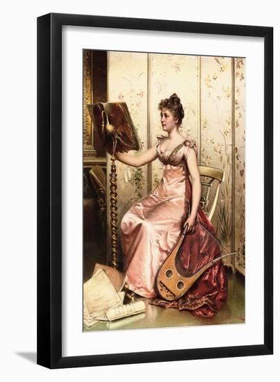 The Recital-Joseph Frederick Charles Soulacroix-Framed Giclee Print