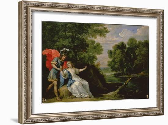 The Reconciliation of Rinaldo and Armida, 1836 (Oil on Canvas)-David the Younger Teniers-Framed Giclee Print