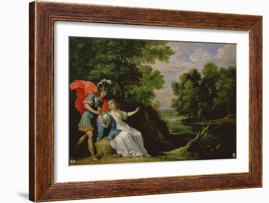 The Reconciliation of Rinaldo and Armida, 1836 (Oil on Canvas)-David the Younger Teniers-Framed Giclee Print