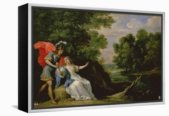 The Reconciliation of Rinaldo and Armida, 1836 (Oil on Canvas)-David the Younger Teniers-Framed Premier Image Canvas