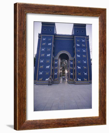 The Reconstructed Ishtar Gate, Babylon, Iraq, Middle East-J P De Manne-Framed Photographic Print