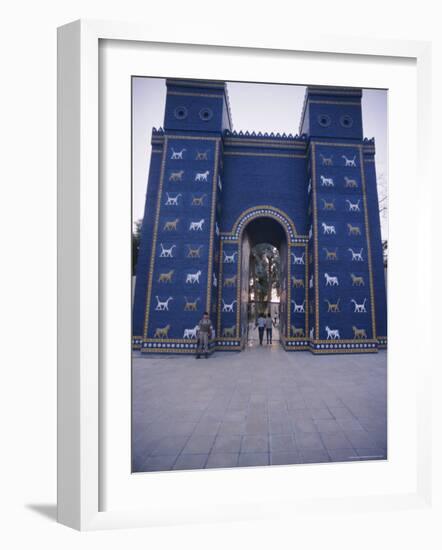 The Reconstructed Ishtar Gate, Babylon, Iraq, Middle East-J P De Manne-Framed Photographic Print