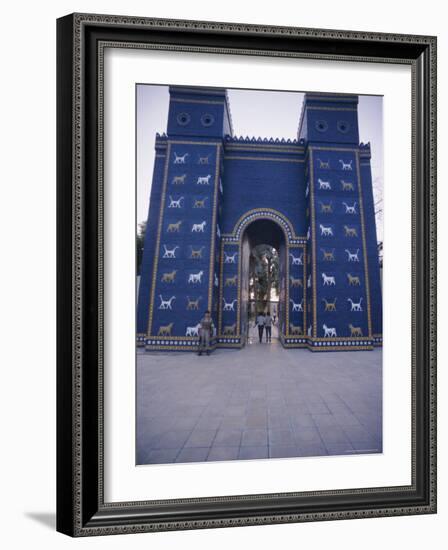 The Reconstructed Ishtar Gate, Babylon, Iraq, Middle East-J P De Manne-Framed Photographic Print