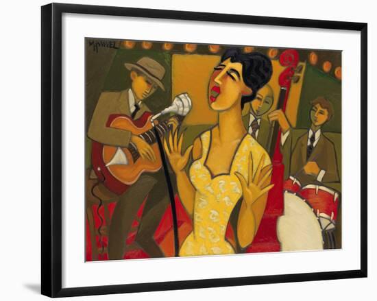 The Recording Session-Marsha Hammel-Framed Giclee Print