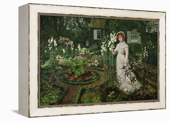 The Rector's Garden, Queen of the Lilies, 1877-John Atkinson Grimshaw-Framed Premier Image Canvas
