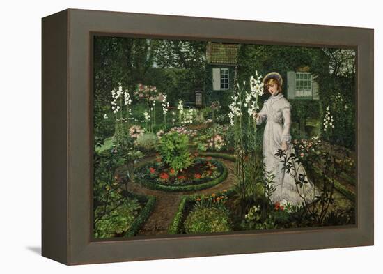 The Rector's Garden, Queen of the Lilies, 1877-John Atkinson Grimshaw-Framed Premier Image Canvas