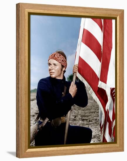 The Red Badge of Courage, Audie Murphy, 1951-null-Framed Stretched Canvas