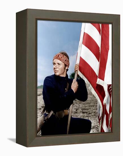 The Red Badge of Courage, Audie Murphy, 1951-null-Framed Stretched Canvas