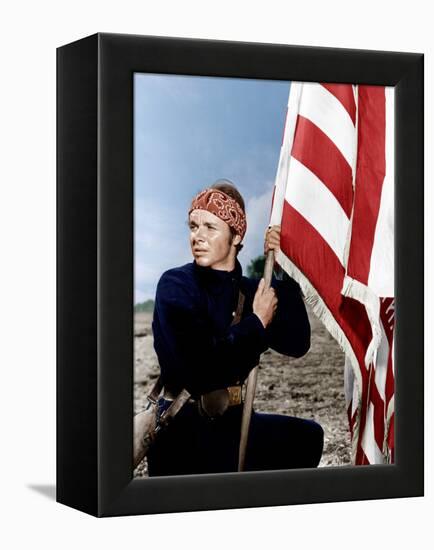 The Red Badge of Courage, Audie Murphy, 1951-null-Framed Stretched Canvas