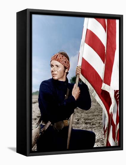 The Red Badge of Courage, Audie Murphy, 1951-null-Framed Stretched Canvas