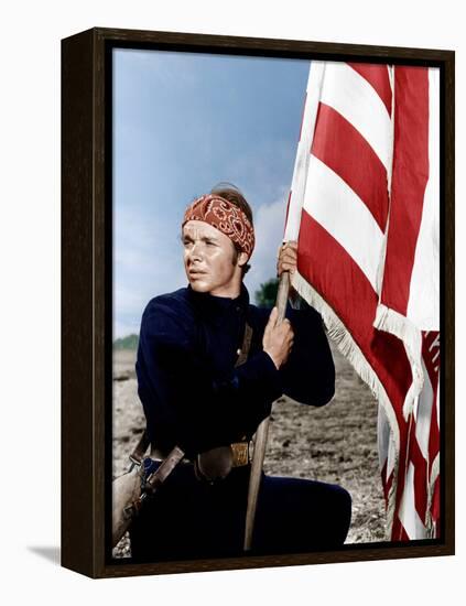 The Red Badge of Courage, Audie Murphy, 1951-null-Framed Stretched Canvas