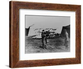 The Red Baron and His Dog-German photographer-Framed Giclee Print