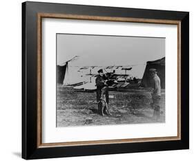 The Red Baron and His Dog-German photographer-Framed Giclee Print