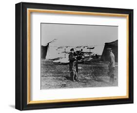 The Red Baron and His Dog-German photographer-Framed Giclee Print