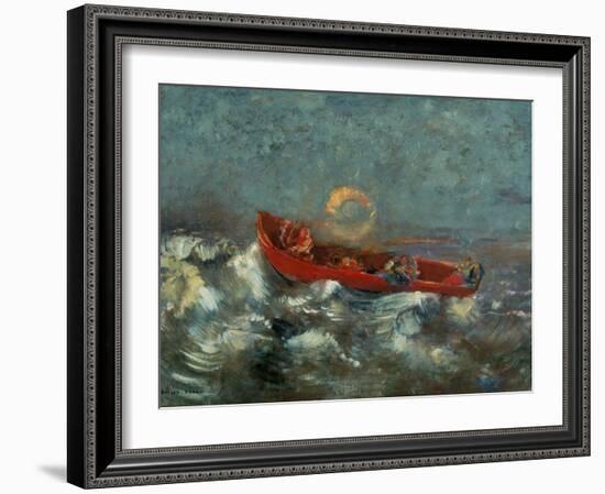 The Red Boat, 1905-Odilon Redon-Framed Giclee Print