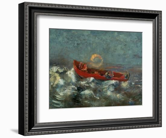 The Red Boat, 1905-Odilon Redon-Framed Giclee Print