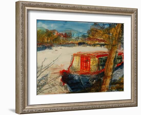 The Red Boat-Brenda Brin Booker-Framed Giclee Print