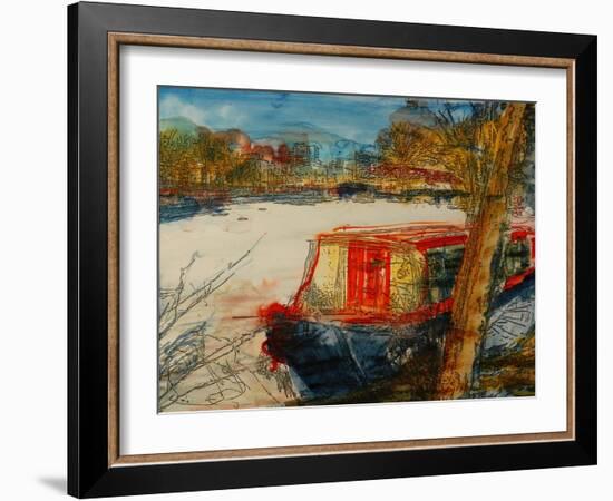 The Red Boat-Brenda Brin Booker-Framed Giclee Print