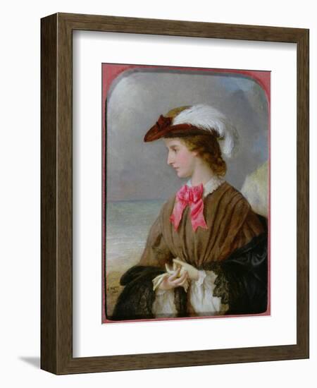 The Red Bow-Edward Robert Hughes-Framed Giclee Print