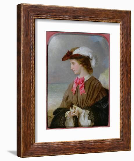 The Red Bow-Edward Robert Hughes-Framed Giclee Print