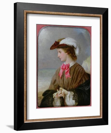 The Red Bow-Edward Robert Hughes-Framed Giclee Print