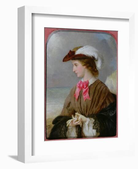 The Red Bow-Edward Robert Hughes-Framed Giclee Print