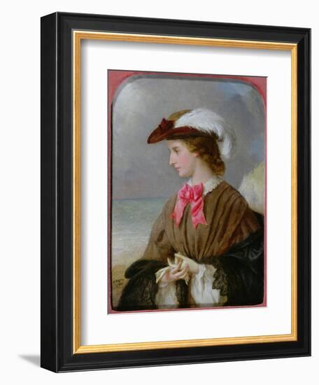 The Red Bow-Edward Robert Hughes-Framed Giclee Print