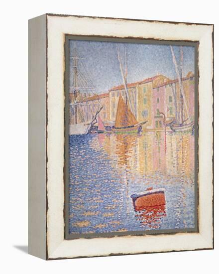 The Red Buoy, Saint Tropez, 1895-Paul Signac-Framed Premier Image Canvas