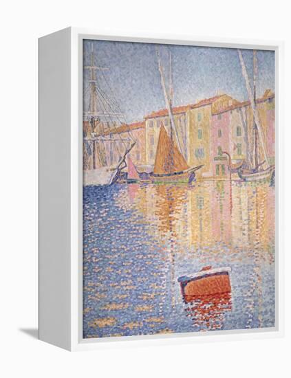 The Red Buoy, Saint Tropez, 1895-Paul Signac-Framed Premier Image Canvas