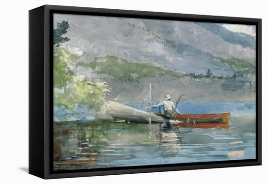 The Red Canoe, 1884-Winslow Homer-Framed Premier Image Canvas