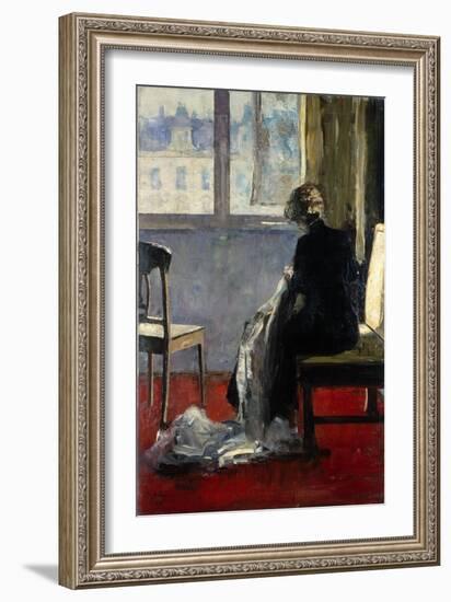 The Red Carpet, 1889-Lesser Ury-Framed Giclee Print