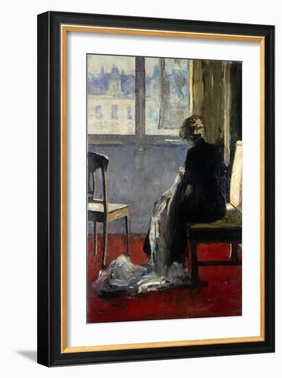 The Red Carpet, 1889-Lesser Ury-Framed Giclee Print