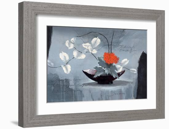 the Red Chrysanthemum-Joadoor-Framed Art Print