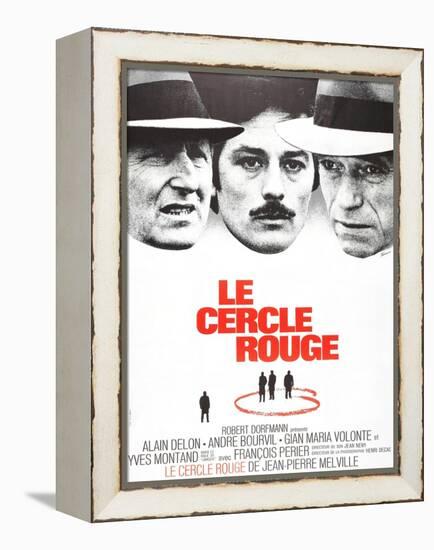 The Red Circle, (AKA Le Cercle Rouge), from Left: Andre Bourvil, Alain Delon, Yves Montand, 1970-null-Framed Stretched Canvas