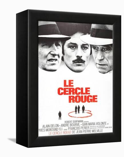 The Red Circle, (AKA Le Cercle Rouge), from Left: Andre Bourvil, Alain Delon, Yves Montand, 1970-null-Framed Stretched Canvas