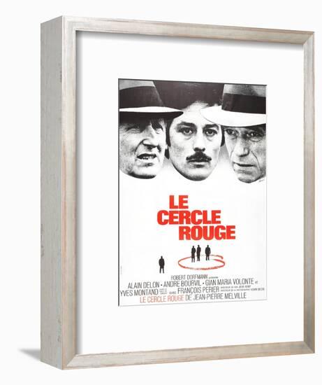 The Red Circle, (AKA Le Cercle Rouge), from Left: Andre Bourvil, Alain Delon, Yves Montand, 1970-null-Framed Art Print