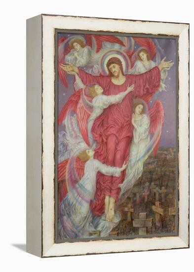 The Red Cross (Allegory of Flanders War Graves), c.1916-Evelyn De Morgan-Framed Premier Image Canvas