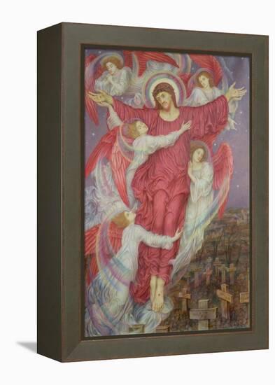 The Red Cross (Allegory of Flanders War Graves), c.1916-Evelyn De Morgan-Framed Premier Image Canvas