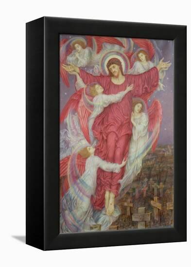 The Red Cross (Allegory of Flanders War Graves), c.1916-Evelyn De Morgan-Framed Premier Image Canvas